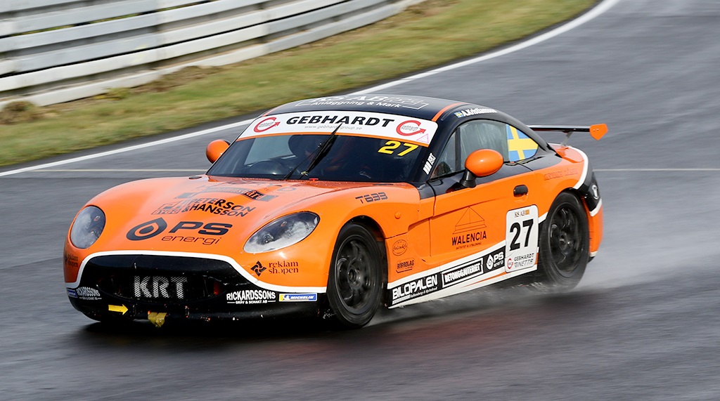 Alexzander Kristiansson i Ginetta G40
(Foto: Motorsporten.dk)